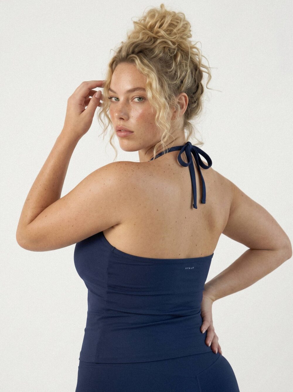 Kim K Strappy Top - Navy