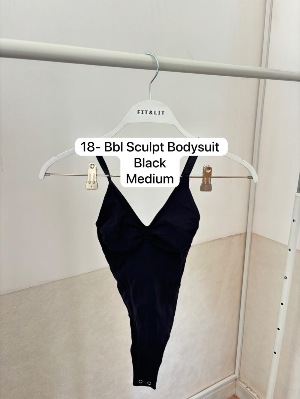 18- bbl sculpt bodysuit black medium